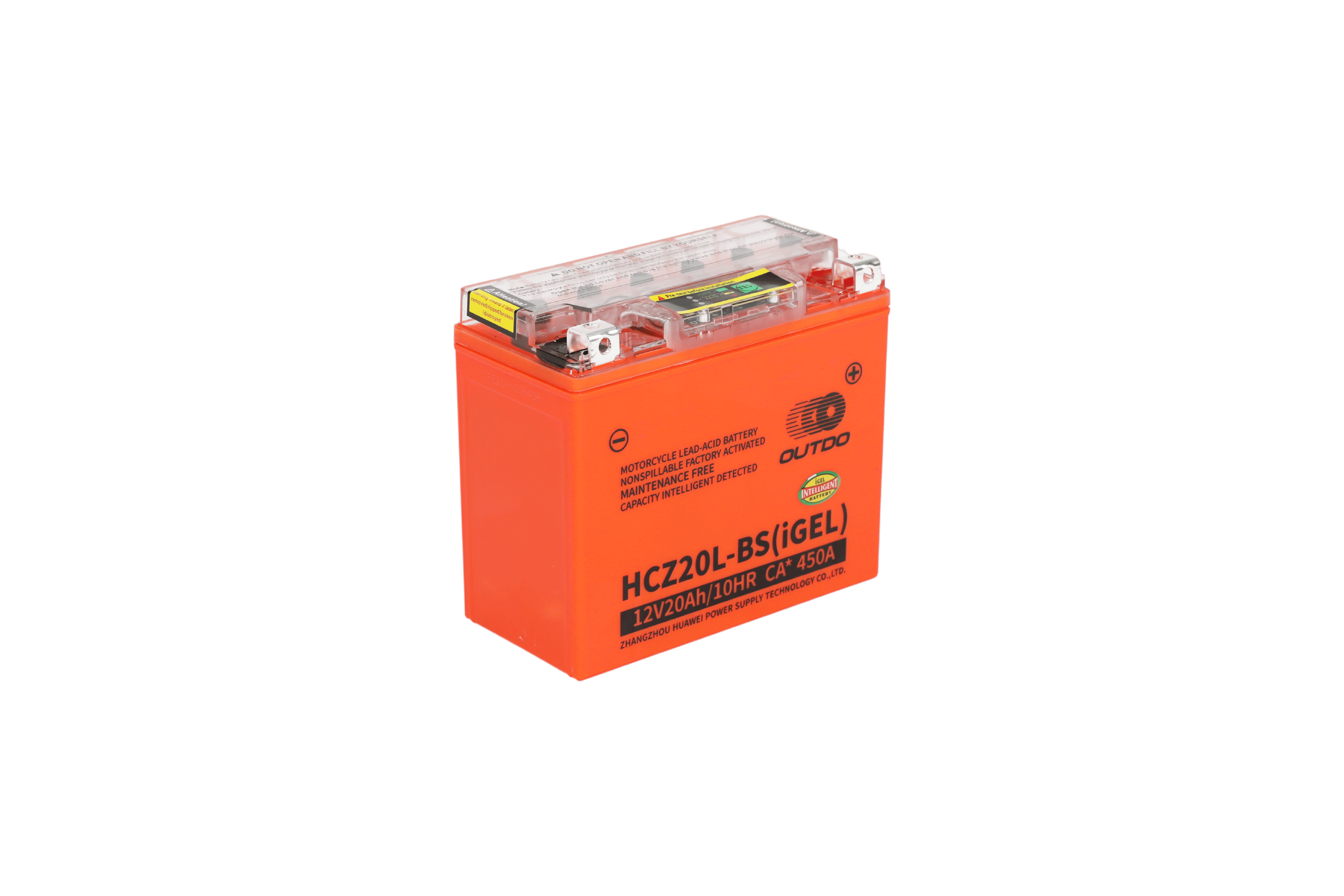 OUTDO HCZ20L-BS(iGEL) Motorcycle Battery