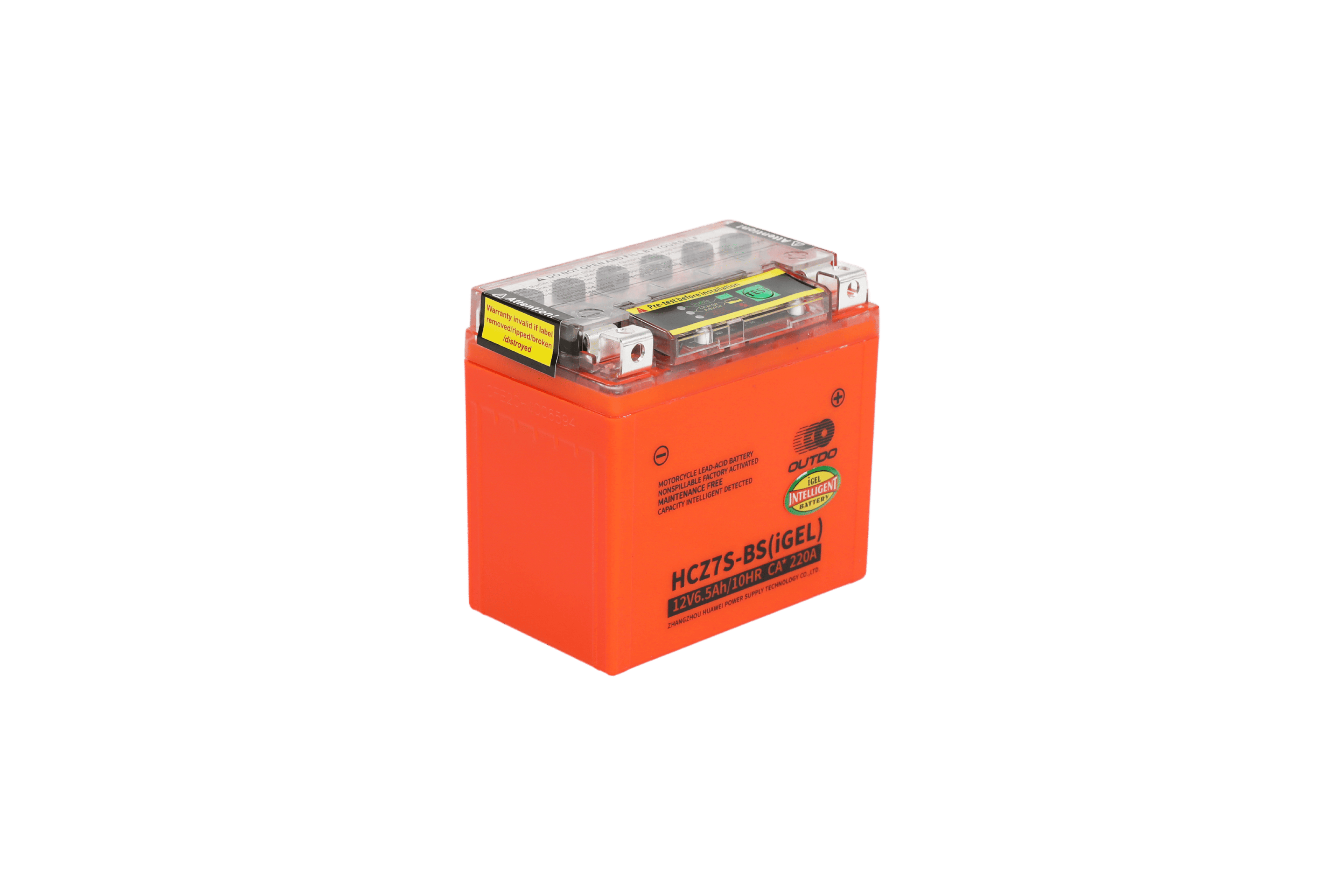 OUTDO HCZ7S-BS(iGEL) Motorcycle Battery