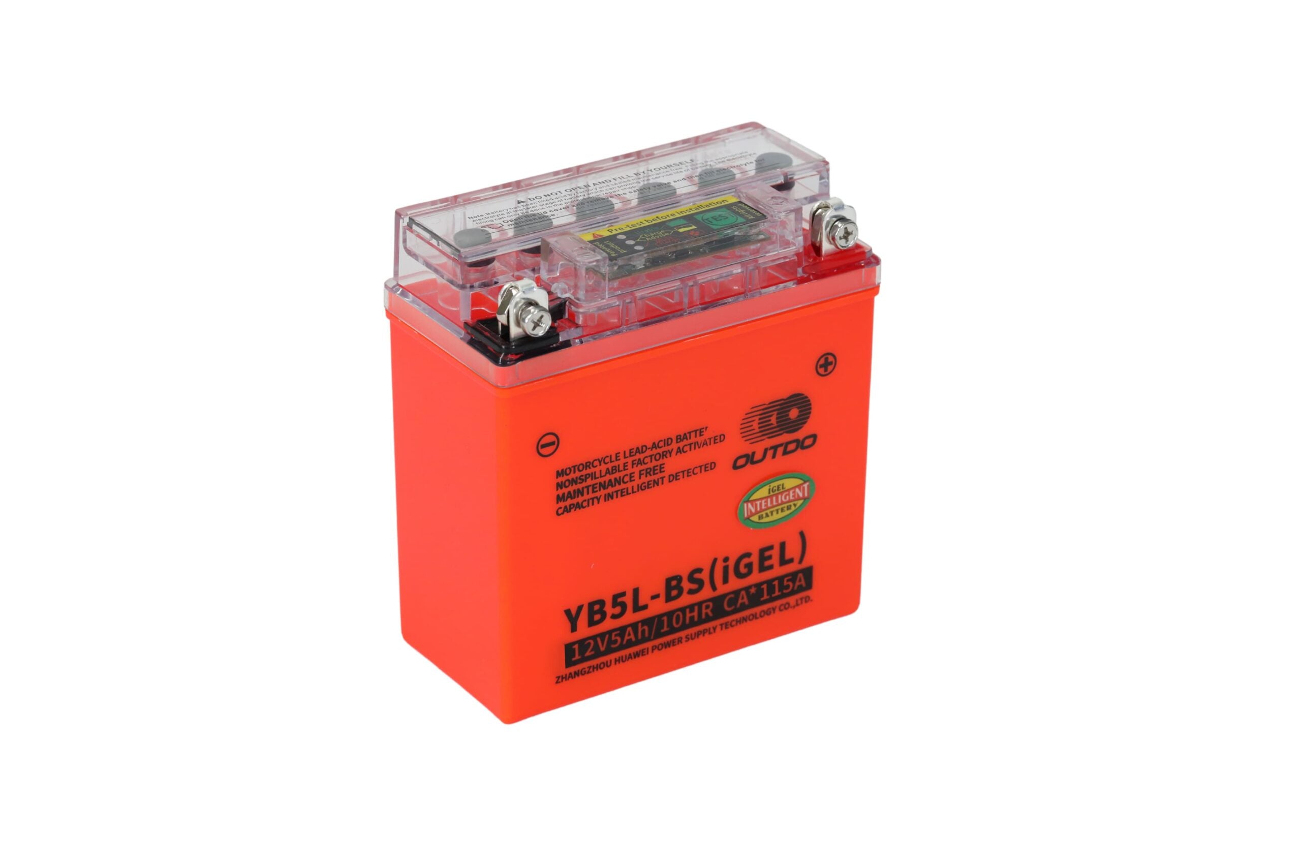 OUTDO YB5L-BS(iGEL) Motorcycle Battery